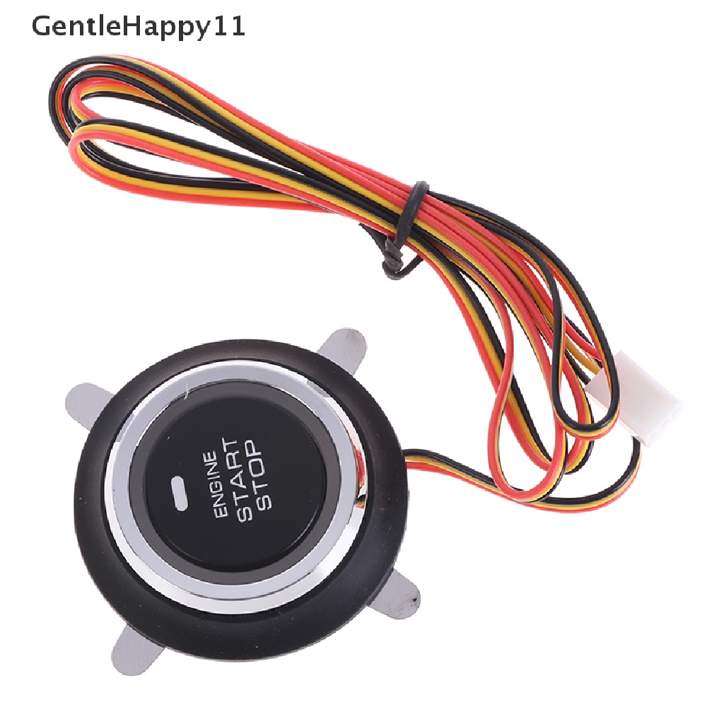 Gentlehappy 12V Auto Replacement Mesin Mobil Start Stop Push Button Ignition Starter Switch id