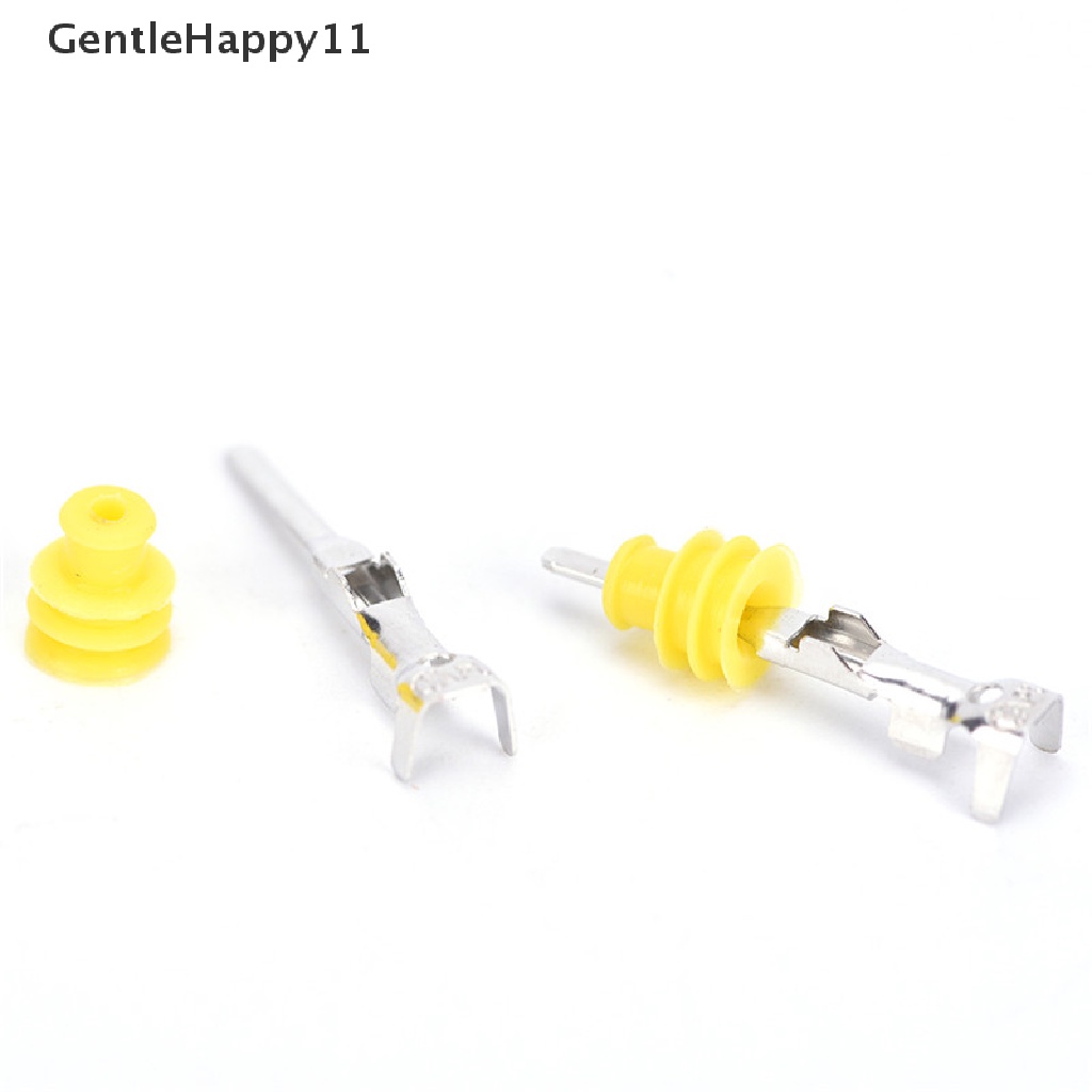 Gentlehappy 10kit 2pin Way Sealed Konektor Kawat Listrik Tahan Air Plug Mobil Auto Sets id