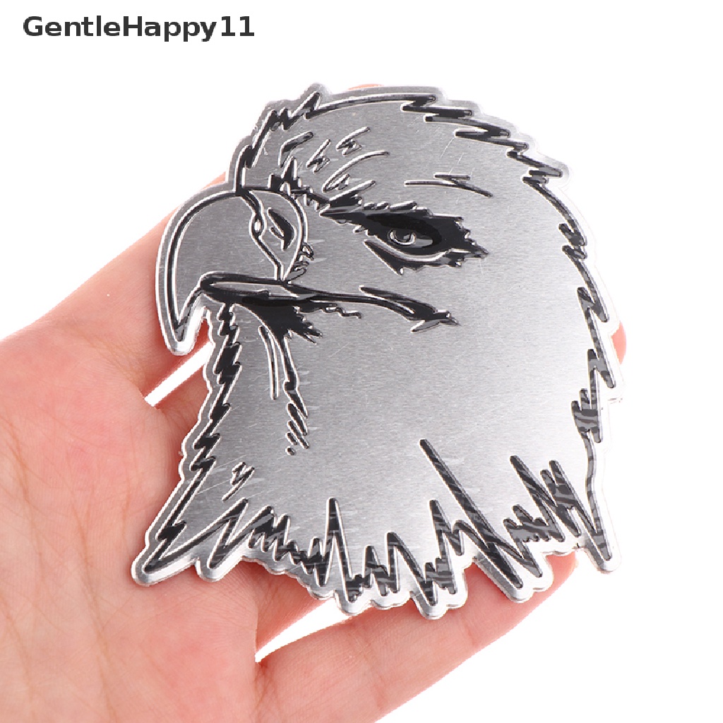 Gentlehappy 3D Mobil Aluminium Alloy Stiker Kepribadian Singa Auto Logo Badge Emblem Ekor Decal id