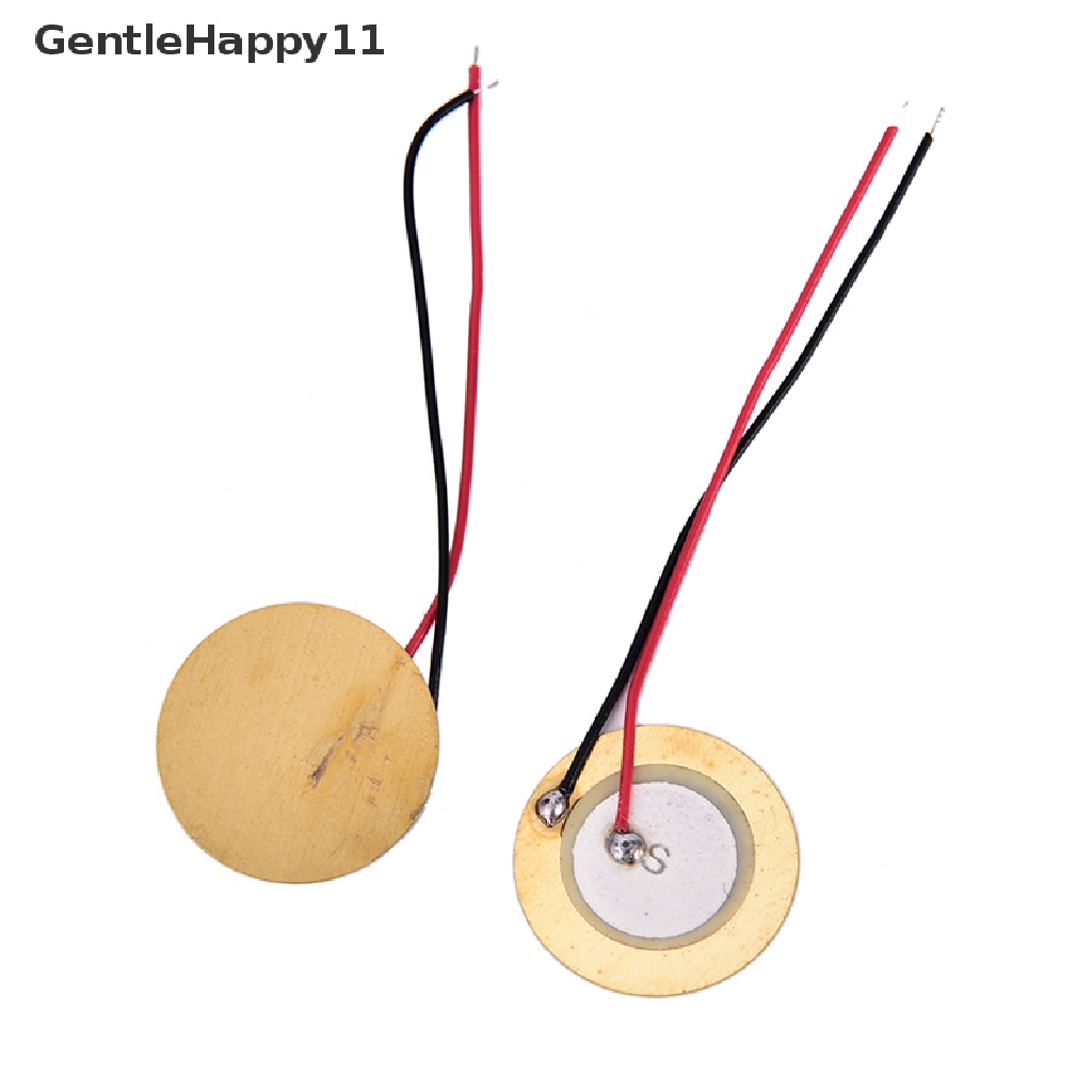 Gentlehappy 6pcs Piezoelektrik Piezos Amplifier Discs Leads Untuk Box Pickup Gitar Kualitas Bagus id