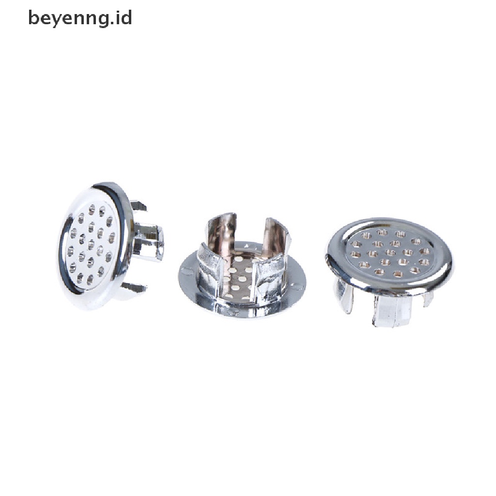 Beyen 3pcs Aksesori Wastafel Dapur Cincin Bulat Overflow Penutup Cadangan Colokan Limbah Saringan Wastafel Kamar Mandi Basin Sink Drain ID