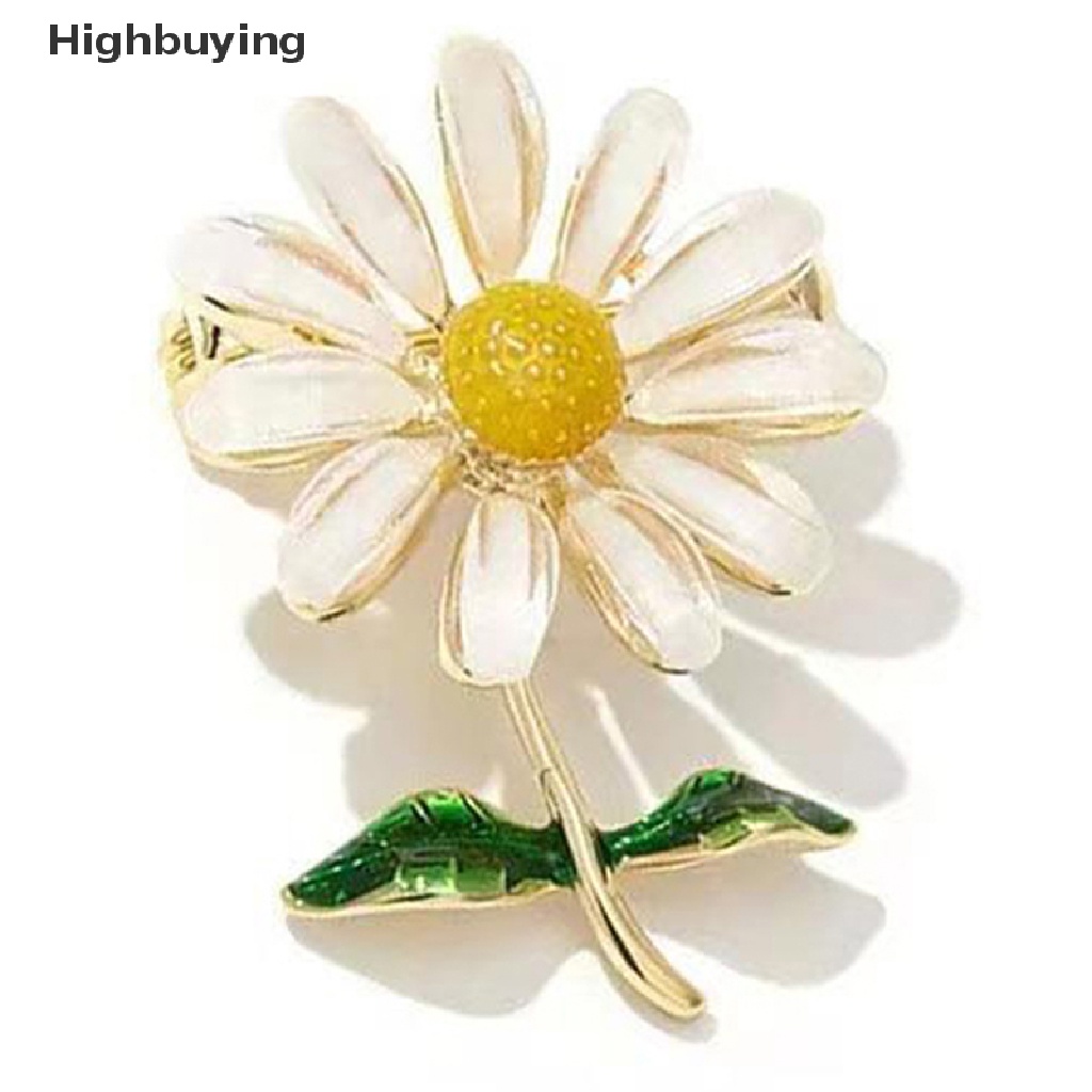 Hbid Enamel Kreatif Daisy Bros Pin Mantel Gadis Paduan Bros Pin Perhiasan Aksesoris Bros Hadiah Liburan Perhiasan Glory