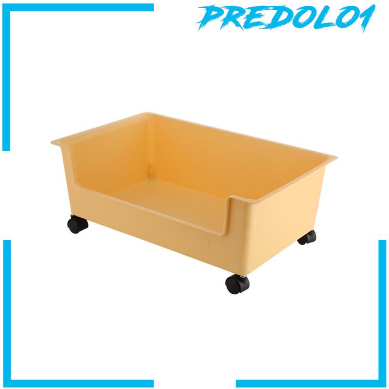 [Predolo1] Kotak File Dengan Roda Oversized Wadah Penyimpanan Untuk Closet Kantor Kamar Anak