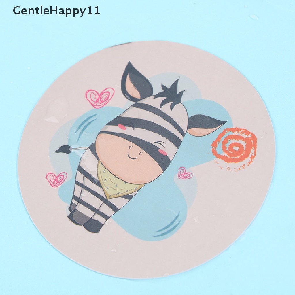 Gentlehappy 1Set Stiker Berubah Warna Thermochromic Toilet Sticker Urinal Training Stiker id