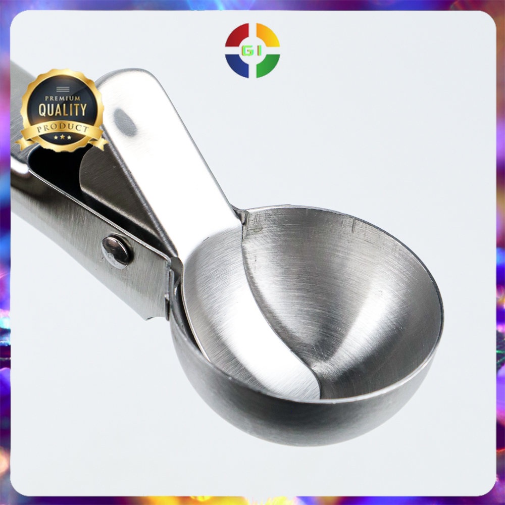 Sendok Takar Es Krim Gula Kopi Ice Cream Scoop Spoon Stainless