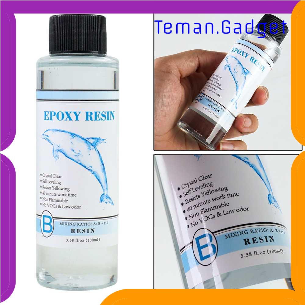 TG - ATK QIAO Lem Resin Epoxy Bening Rasio 1:1 AB Crystal DIY Handmade Jewelry - ER-001