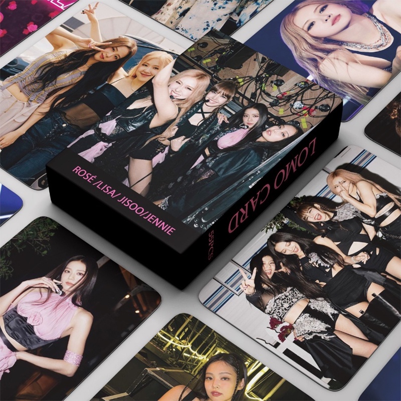 55pcs/set Kpop Blackpink Coachella Photocards 2023 Konser HD Koleksi Kartu Lomo JENNIE ROSE LISA JISOO Show Album Card Blackpink