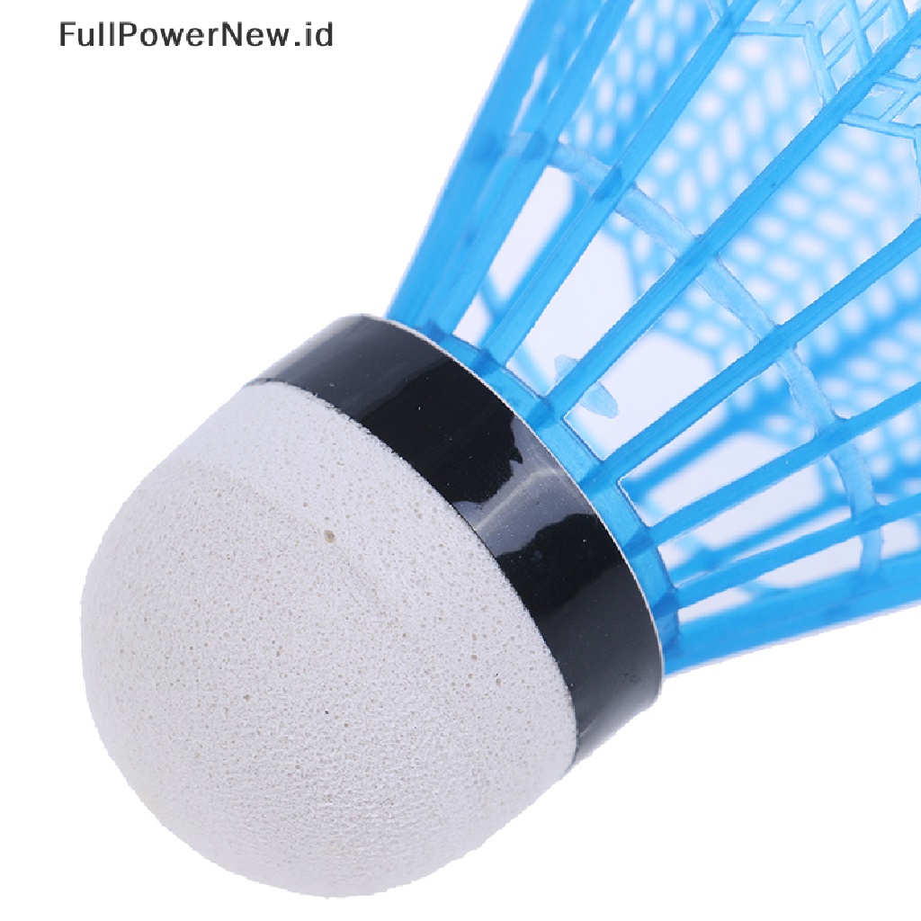 Power 12pcs Shuttlecock Bola Badminton Plastik Warna Warni Olahraga Training Sport ID