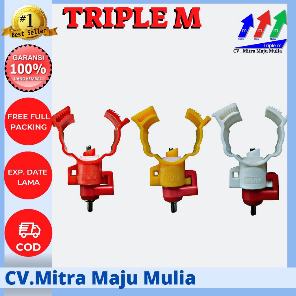 Nipel A9 Nipel Nipple Nepel Niple Drinker, Tempat minum ayam petelur broiler puyuh, Nipel A5 MMM