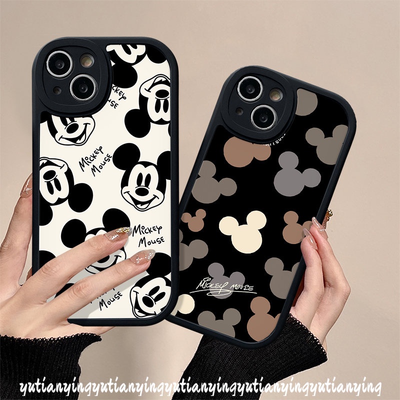 Pasangan Case Realme C53 C15 C25Y C21Y C25s C35 C17 C30 C31 C20 C55 C11 C17 C21 C12 C2 C3 C20A 6s 8i 6 5 9i 5i 8 10 8Pro 5 6i 7i GT Kartun Lovely Disney Mickey Mouse Soft Sarung Tpu