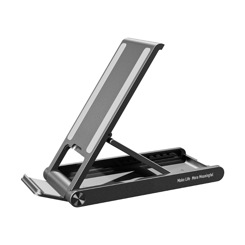 Cre Stand Hp Lipat Dapat Disesuaikan Penuh Foldable Desktop Phone Holder Cradles Dock Cocok Untuk Kebanyakan Smartphone