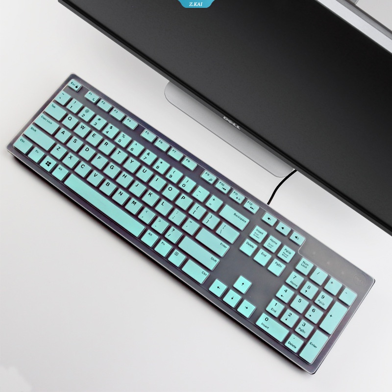 New TPU Clear Silicone Keyboard Komputer Desktop Film Pelindung Debu Untuk Dell 17inch Desktop Serba7790 3277 KB216T/P3275 [ZK]