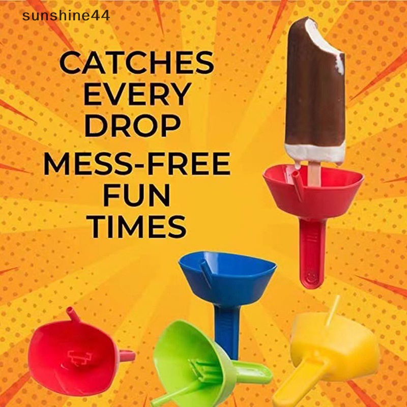 Sunshine Drip-Proof Popsicle Rack Drip Free Ice Pop Holder Frozen Treats Rack Dengan Sedotan ID