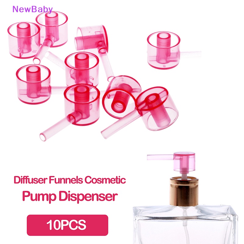 Newbaby 10PCS Corong Diffuser Dispenser Pompa Kosmetik Recargable Tool ID