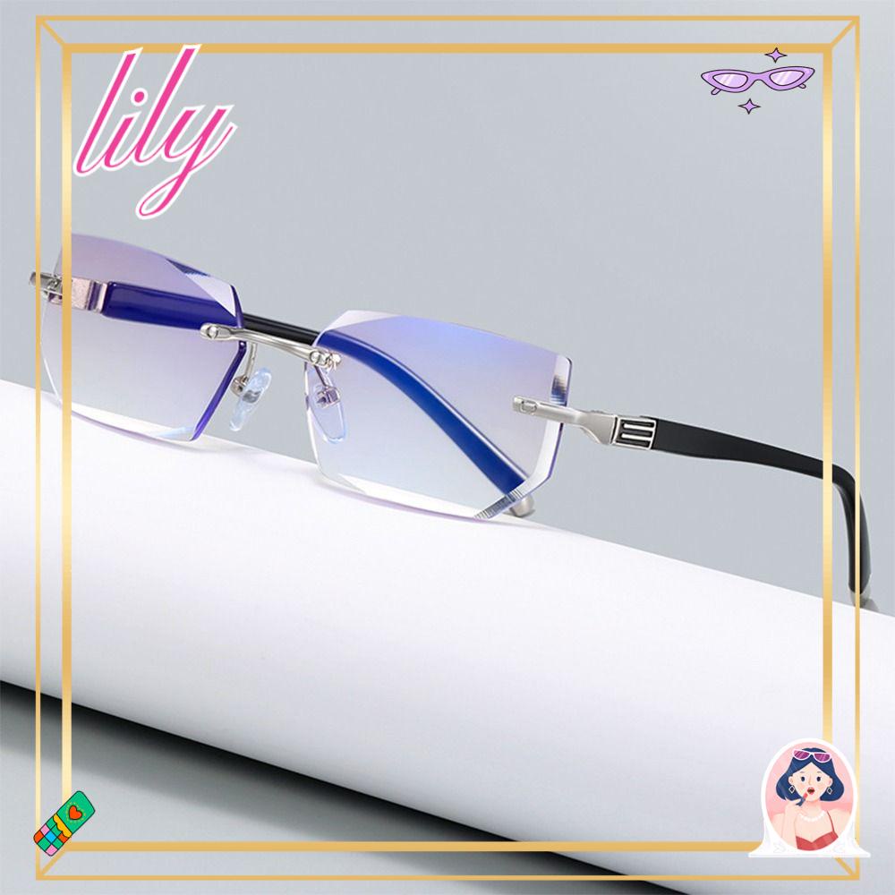 Lily Kacamata Baca Fashion Frame Simple Anti-Blue Light