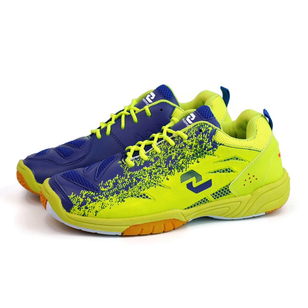 Khamzo Sepatu Pria Badminton Original D14 Terbaru Sepatu Sport Running Cowok