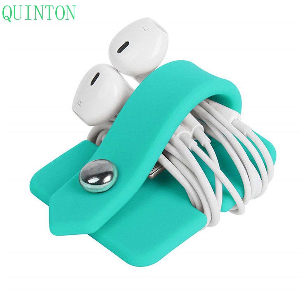 Quinton Kabel Winder Silicone Headphone Cord Winder Earphone Kabel Organizer