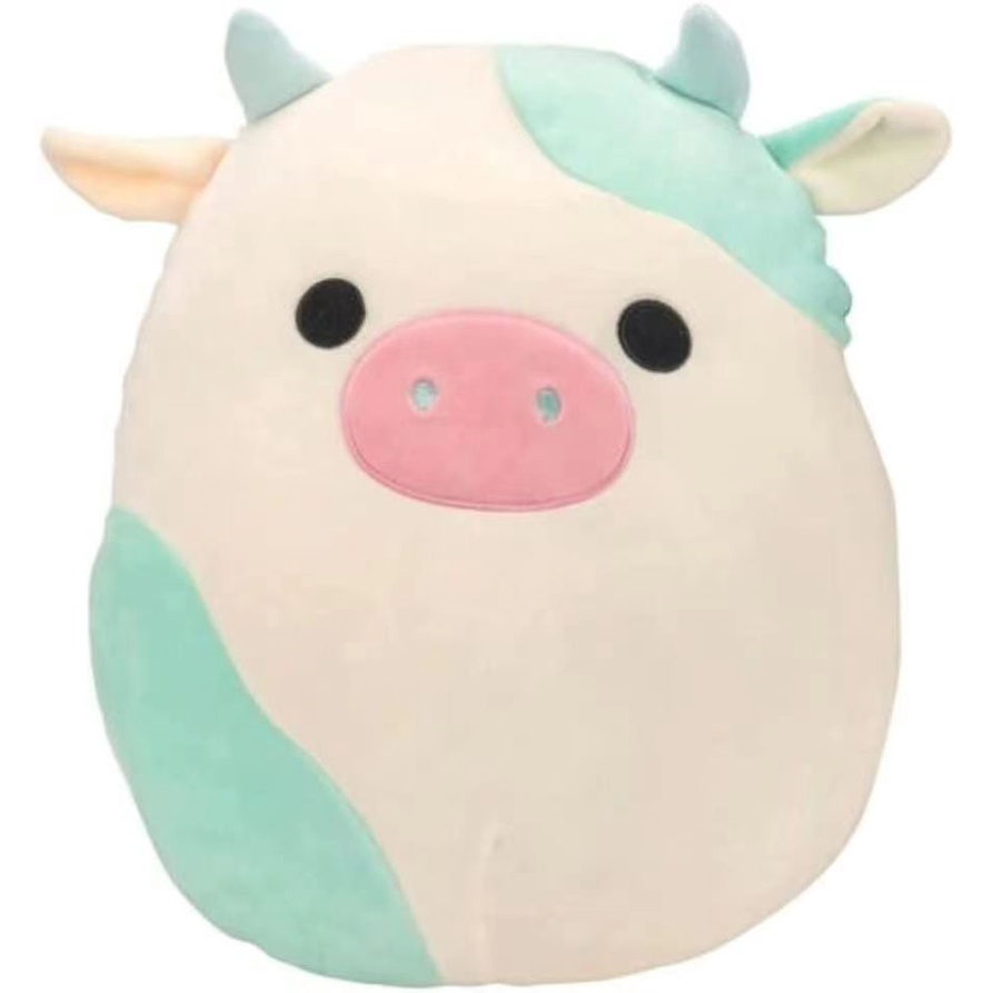 Baru Squishmallow Kelelawar Sapi Bantal Boneka Mainan Mewah Lembut Lucu Mainan Bantal Hadiah Ulang Tahun