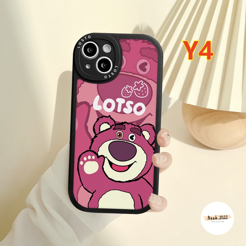 Kartun Toy Story Case Untuk Infinix Hot 11play 11s 10play Smart 6 5panas9main 10s 10T Lite Note8 Ins Lucu Buzz Lightyear Alien Lucu Manyo Beruang Strawberry Oval Eyes Soft Cover