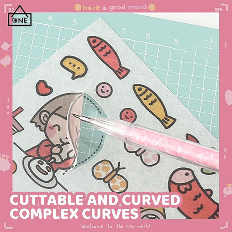 COD❤️Pemotong Pena Kertas Pasir Hisap Kerajinan untuk untuk DIY Menggambar Scrapbooking Papercraft -A.one