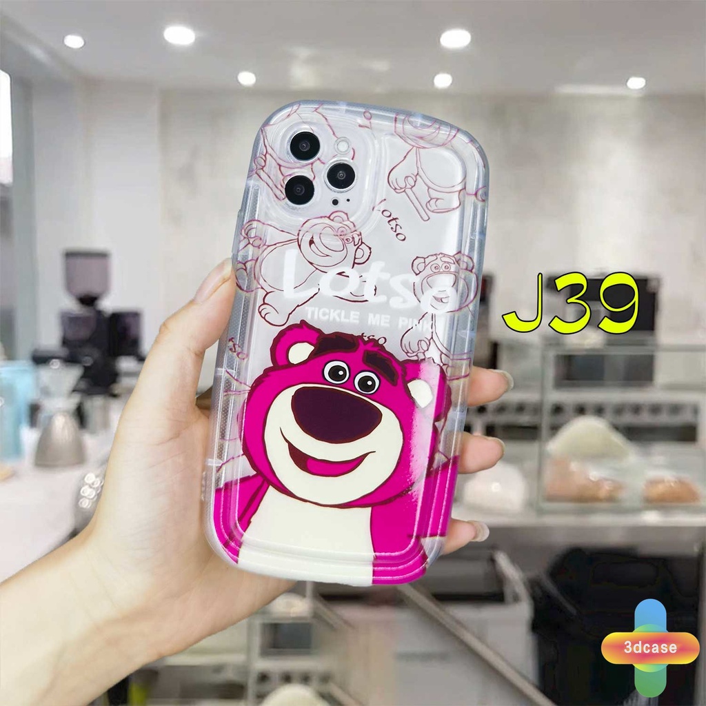 Compatible For Case IPhone 12 11 13 14 PRO MAX 6 7 6S 8 14 Plus X XR XS MAX 11 12 13 Se 2020 6SPlus 7Plus 6Plus 8Plus 14Plus XSMAX Cartoon Lotso Camera Lens Protection Soap Case