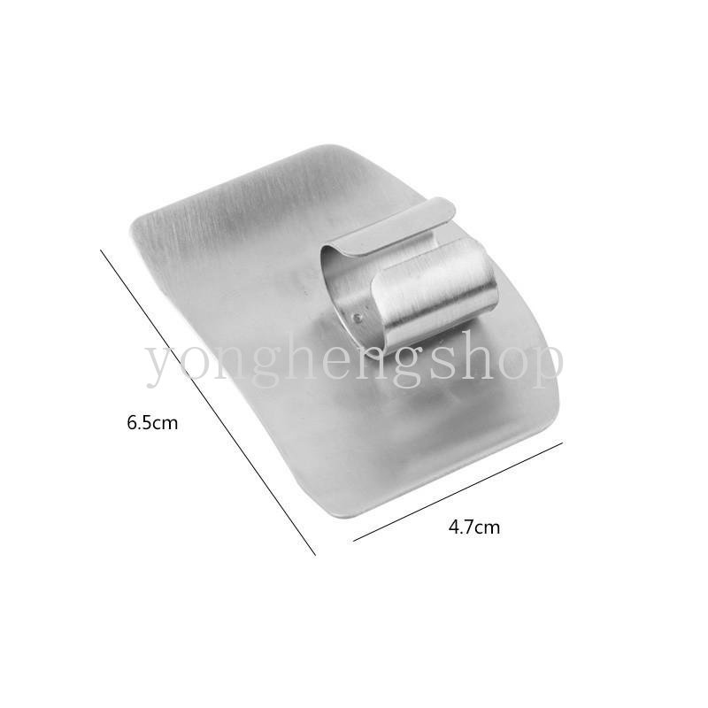 Stainless Steel Pelindung Jari Anti-Potong Finger Guard Pemotong Sayuran Pelindung Tangan Chop Aman Gadget Dapur