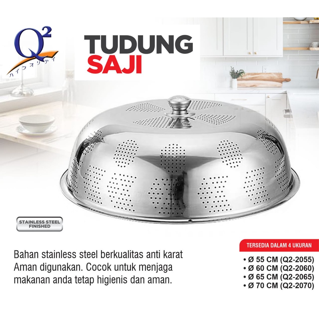 Tudung Saji Stainless Steel Anti Panas