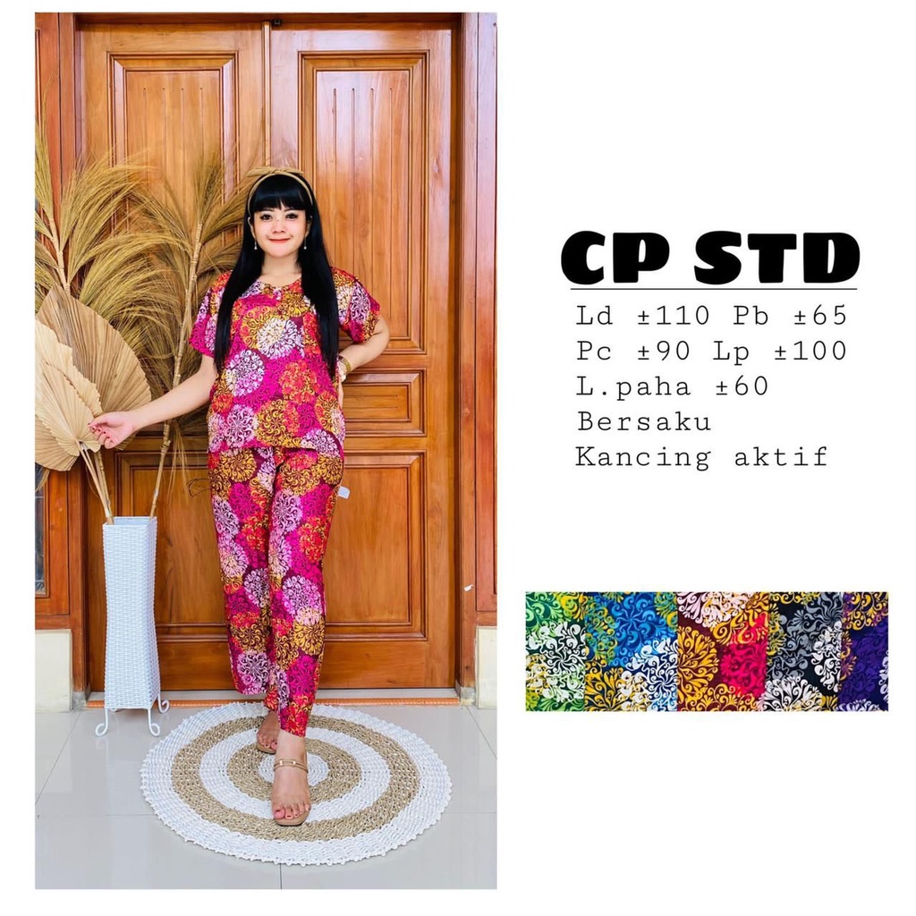 Terlaris ONE SET WANITA RAYON Setelan Dewasa Baju Harian