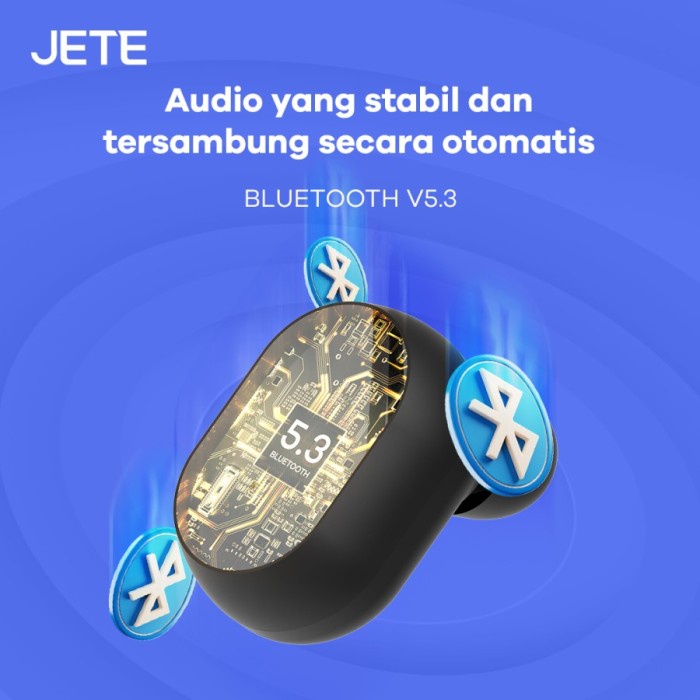 TWS JETE CS3 Wireless | Headset Bluetooth JETE Original - Garansi Resmi 2 Tahun