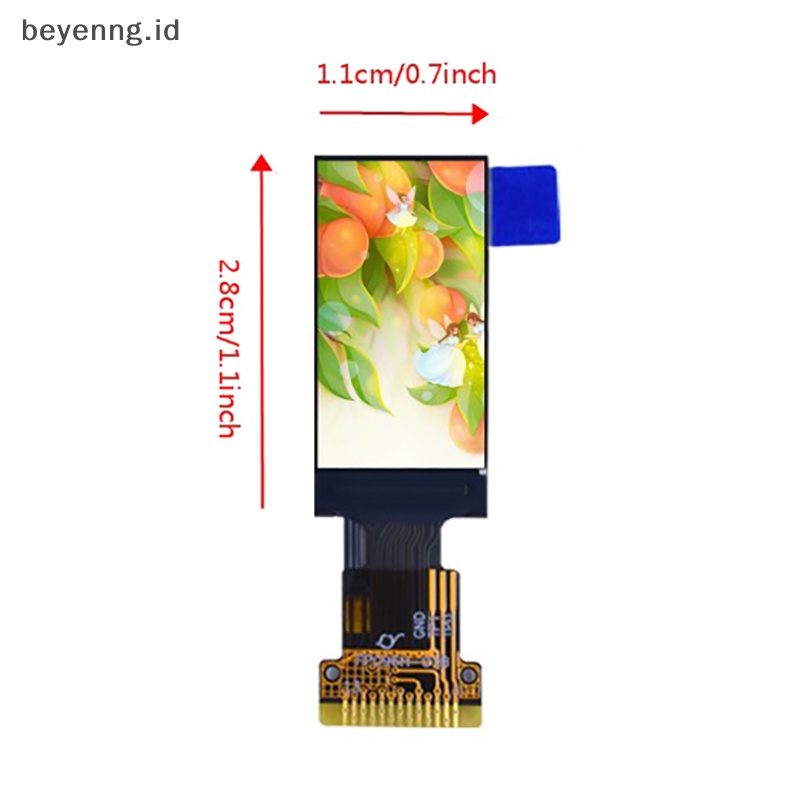 Beyen 0.96 Inch IPS Display Modul Layar LCD TFT Display80 *160 ST7735 Driv 3.3V 8PIn ID