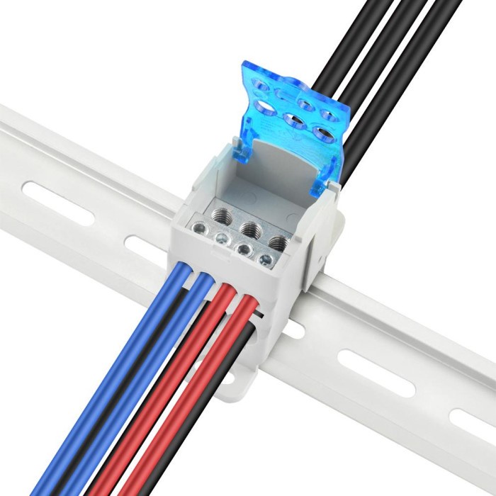 KOTAK DISTRIBUSI TERMINAL MULTI IN 1 / JUNCTION BOX DIN RAIL UKK-80