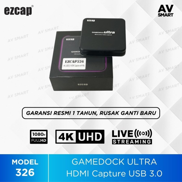EZCAP326 / EZCAP 326 TYPE C USB 3.0 GAMEDOCK ULTRA 4K HDMI CAPTURE