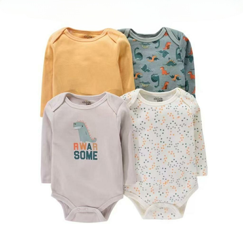 CL BODYSUIT LENGAN PANJANG 4IN1 / JUMPER BAYI