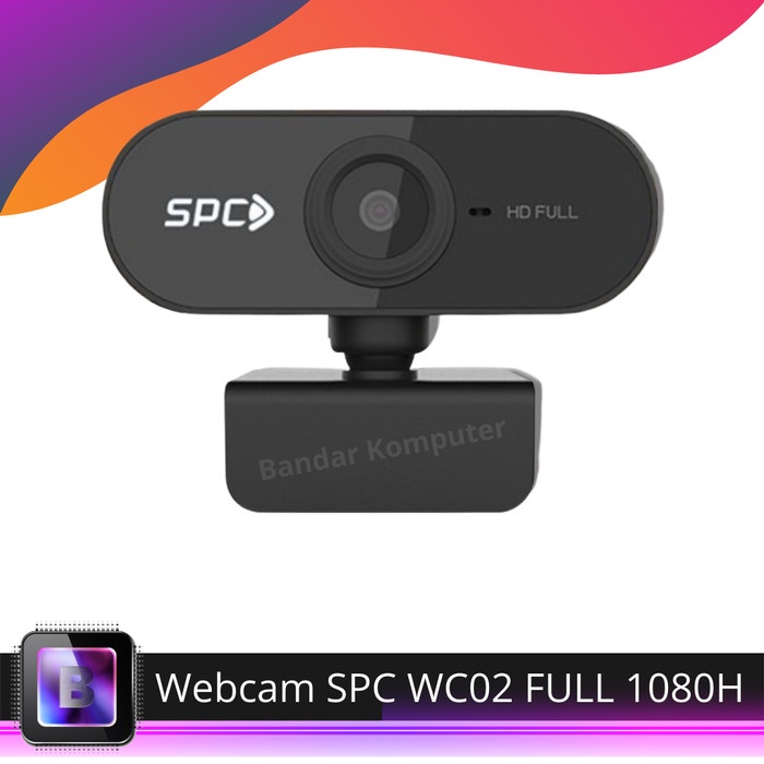 Webcam SPC WC02 1080HD / 2MP Full HD - Web Cam SPC WC 02 - WEB CAMERA
