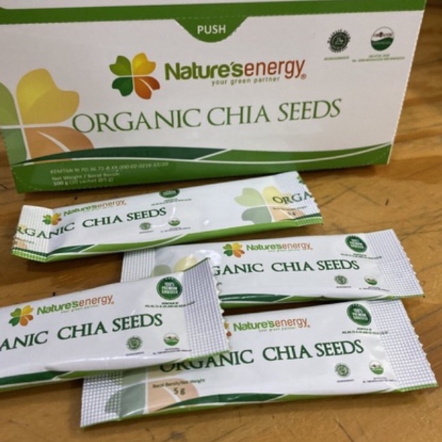 

Nature’s Energy Organic Chia sachet 5gr (CitraFood)