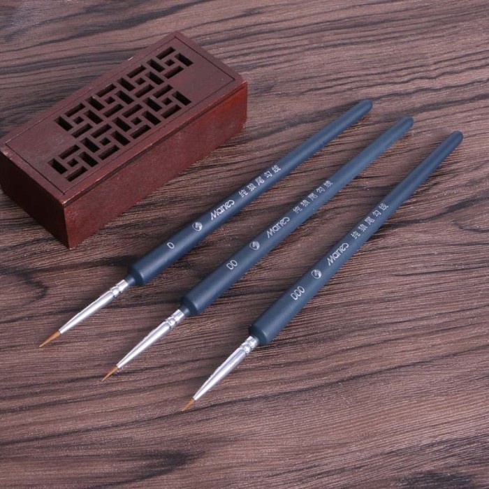 

Miniature & Detailing Brush 0/00/000 3pcs
