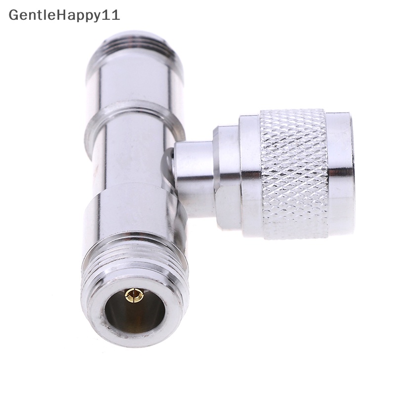 Konektor Adaptor Antena rf GentleHappy n-type male to dual 2n-tipe female t shaped id