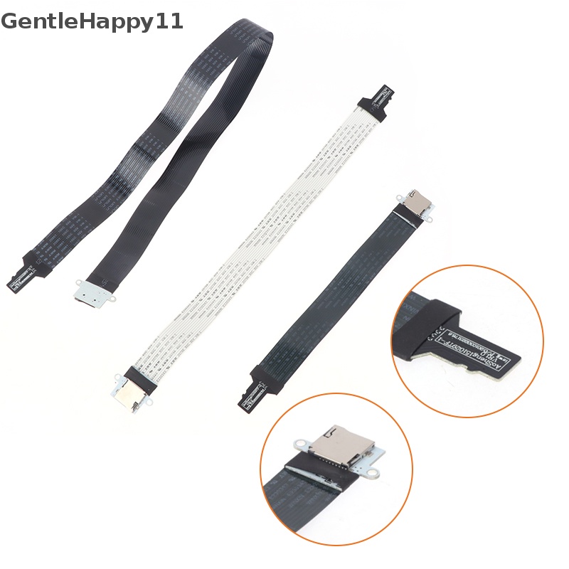 Gentlehappy Kabel Extender Fleksibel Memory Card TF Ke TF Dengan Lubang Sekrup GPS Navigator Extension Adapter Cable id