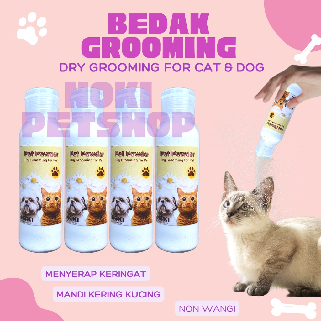 [BISA COD] BEDAK KUCING ANJING KELINCI DRY GROOMING KUCING BEDAK KUTU KUCING BEDAK KUTU UNTUK KUCING BEDAK PENGHILANG KUTU PALING AMPUH BEDAK PENGHILANG KUTU MURAH DAN AMPUH SEKALI 2 BULAM KITTEN AMBYAR
