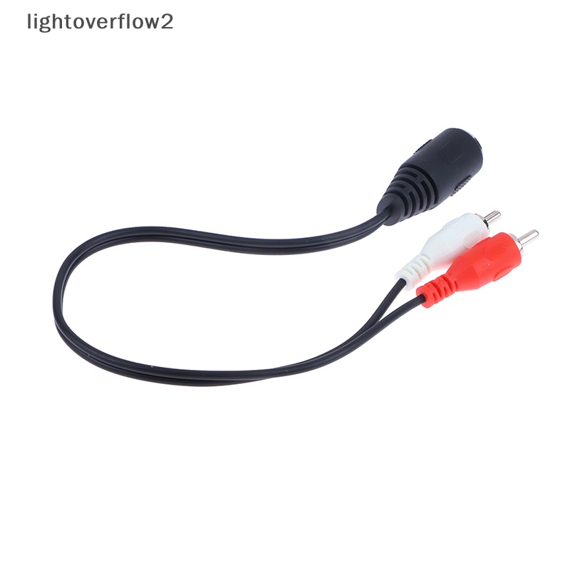 [lightoverflow2] 5pin Din Female Ke 2kabel RCA Male Plug AMP Kabel Audio Grade Profesional Kompatibel Dengan Sistem Stereo Segi Empat Bang &amp; Olufsen Naim [ID]