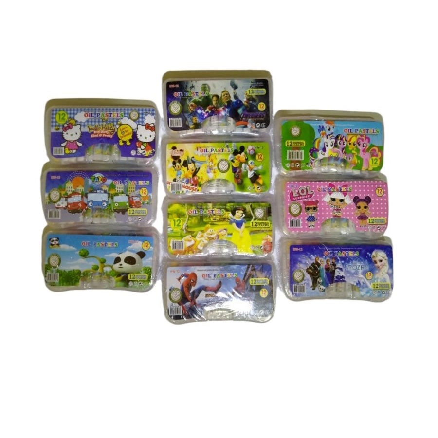 

IDOLMART Crayon Oil Pastels HW-12 Tangerang