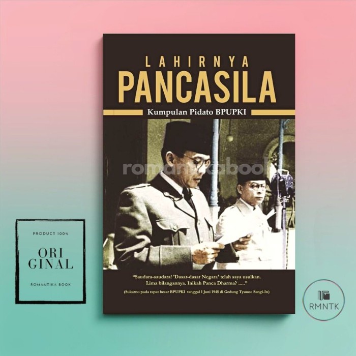 Buku Lahirnya Pancasila: Kumpulan Pidato BPUPKI - Ir. Sukarno Soekarno