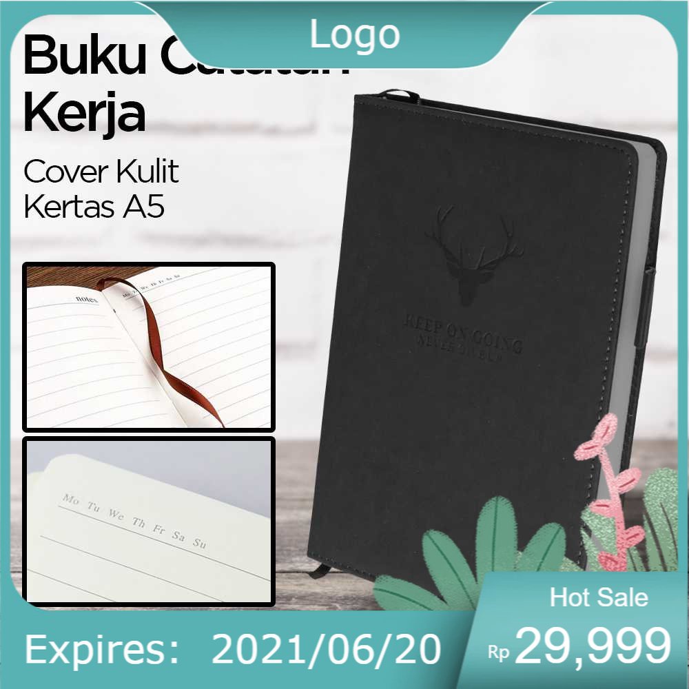 

Tlevino Buku Catatan Kerja Notebooks Cover Kulit Kertas A5 - CW-5025 -best seller