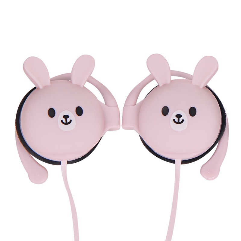 [KN-3065] Headset Earphone Motif RABBIT so cute earphone