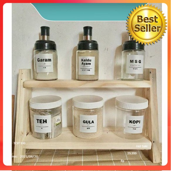 Rak make up/ rak susun kayu/ rak bumbu susun/ rak minimalis/ rak serbaguna/ rak kayu halus