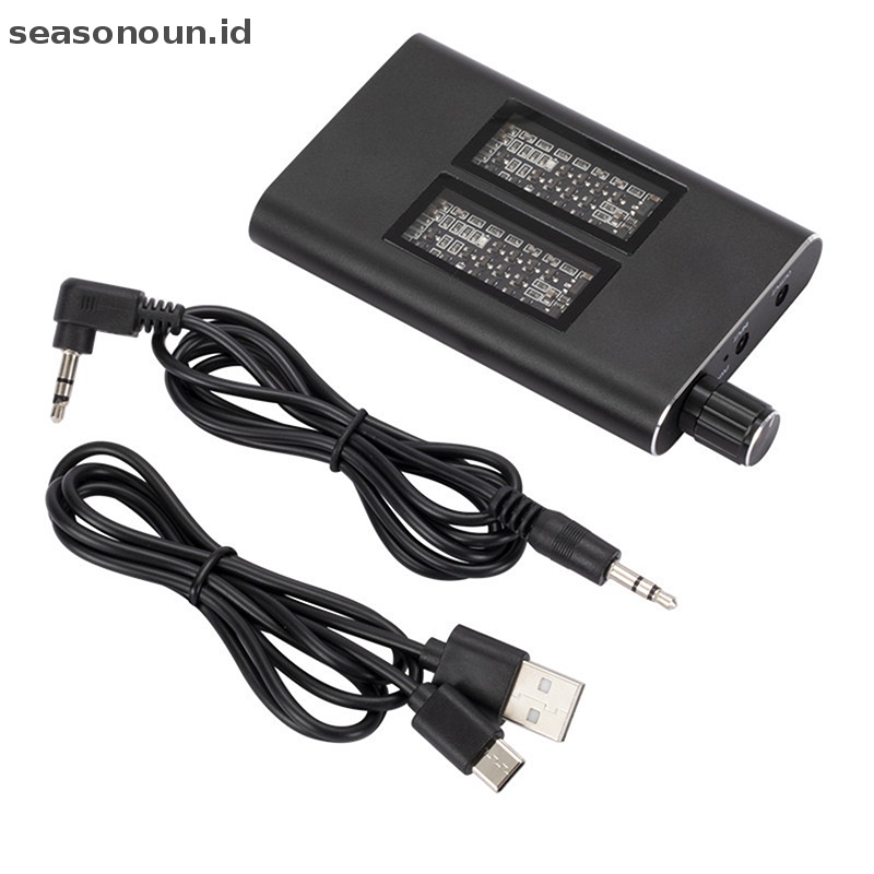 Seasonoun 3.5mm Portable Headphone Amplifier HiFi Adjustable Subwoofer Headset Amplifier.