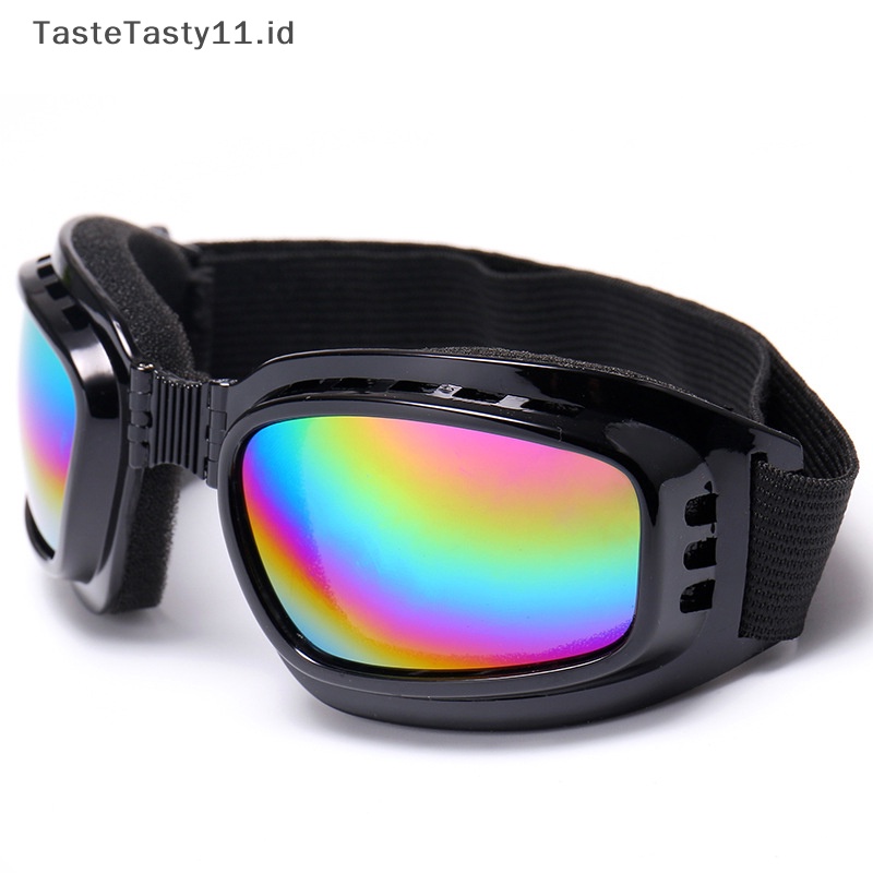 Tastetasty Protection Goggles Clear Glasses Motor Riding UV Protection Goggles Angin Debu Tahan Debu Bersepeda Outdoor Sport Goggles.