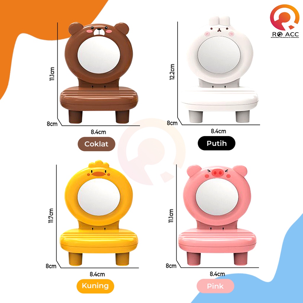 [RO ACC] NVN-PH25 PHONE HOLDER STAND TATAKAN HP CARTOON ANIMAL SHAPES