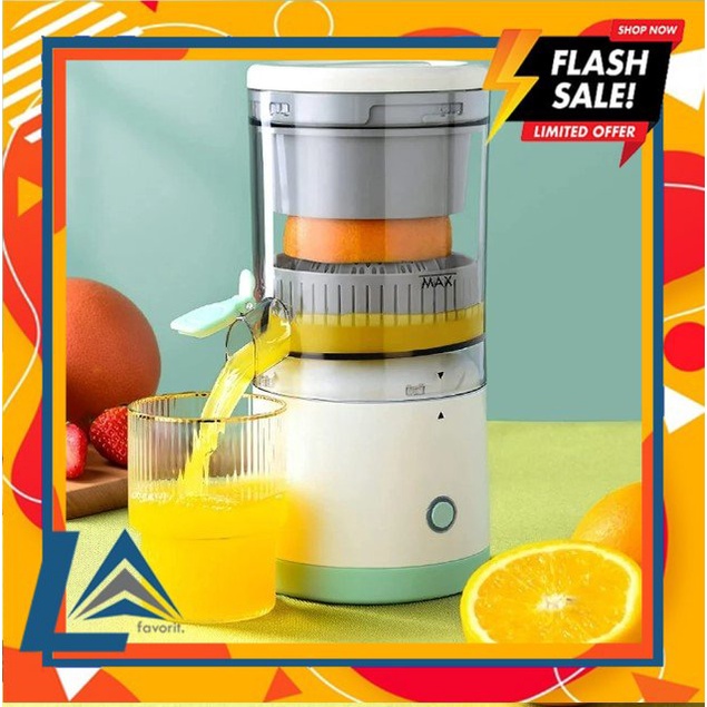 Electric Citrus Juicer Alat Peras Jeruk Elektrik Otomatis Juicer Wireless Portable (LA FAVORITE).