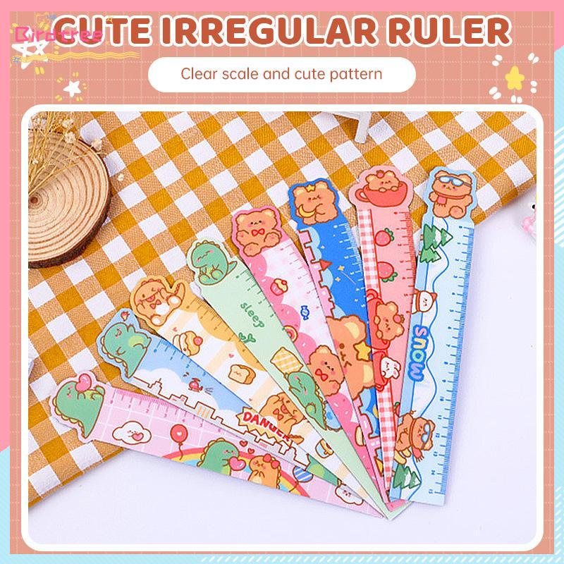 

[Readystock❤️COD]Cute Magnetic Ruler Office15cm Soft Ruler for Students Creative Stationery- BS